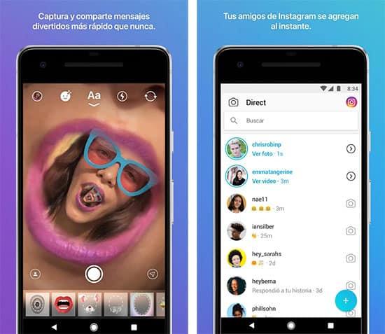 imagen Direct de Instagram