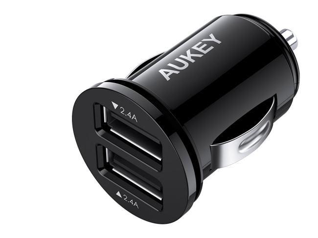 Cargador USB para Coche AUKEY - 2 Salidas