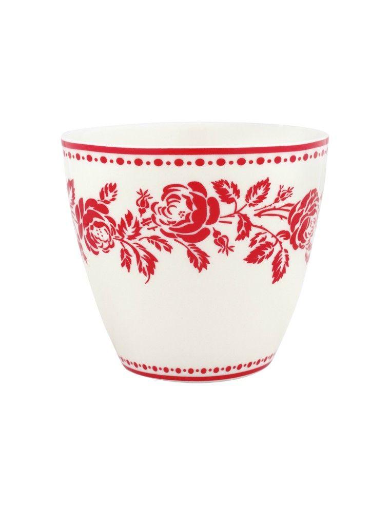 Tazón De Leche Fleur Red Green Gate