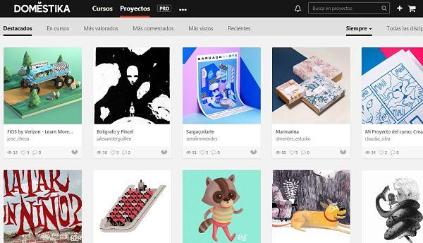 proyectos de domestika