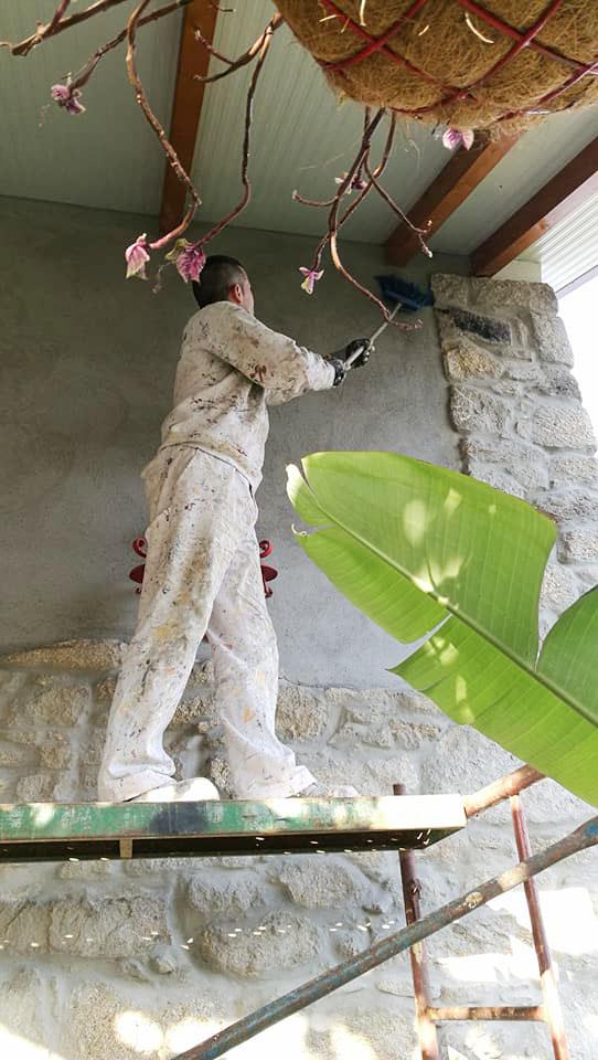 Pintando la fachada con Jotun (@blancoydemadera) (1)