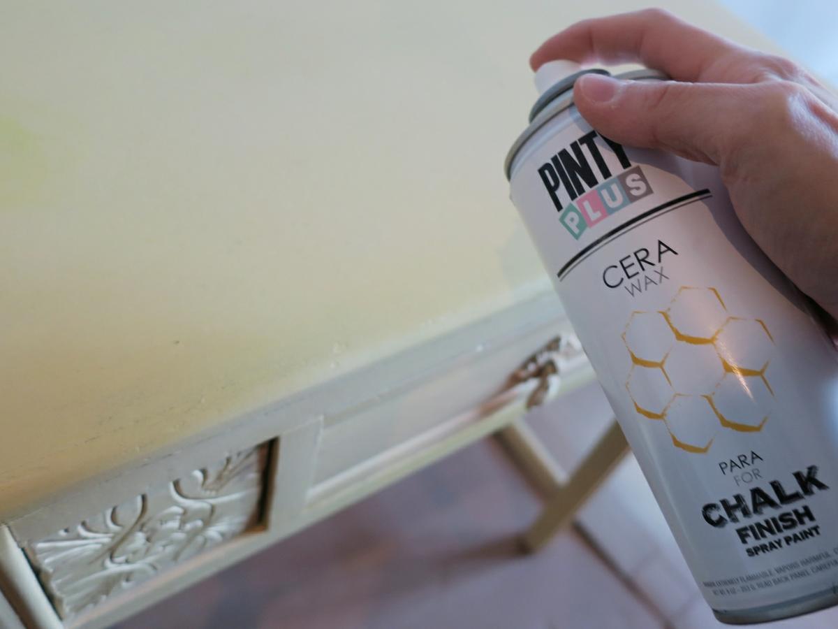 aplicar cera después del chalk paint