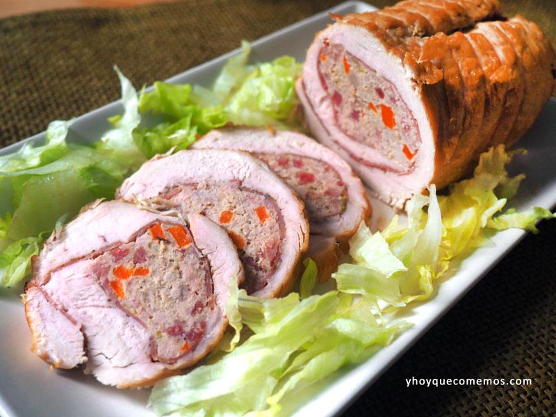 pechuga de pavo rellena