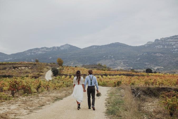 among vineyards elopement
