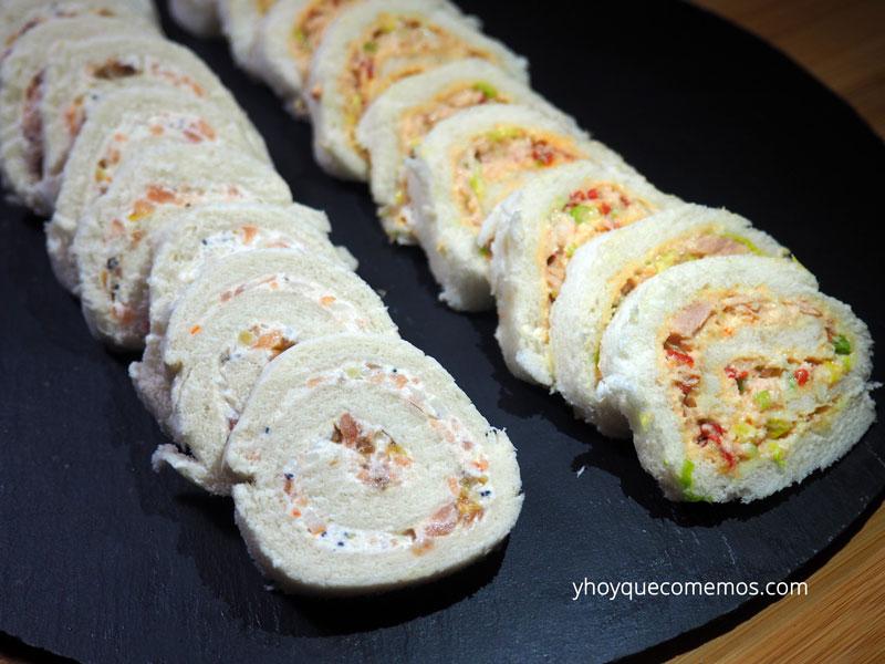 2 canapes faciles con pan de molde 2