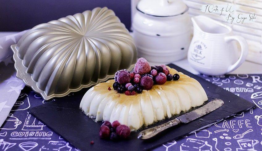 Flan de queso mascarpone sin horno