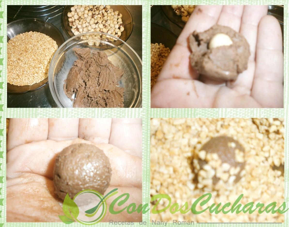 Bombones rocher caseros