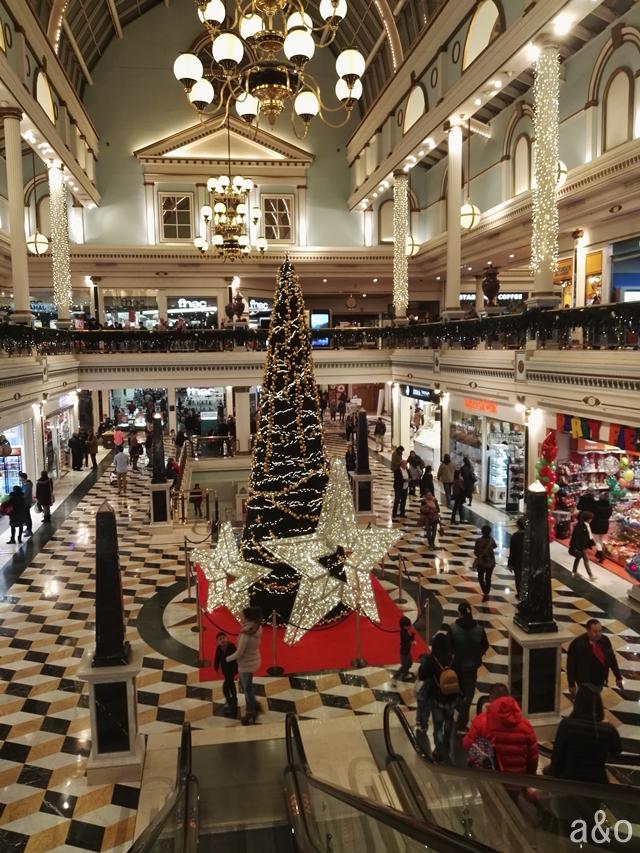 Decoración navideña en Madrid.