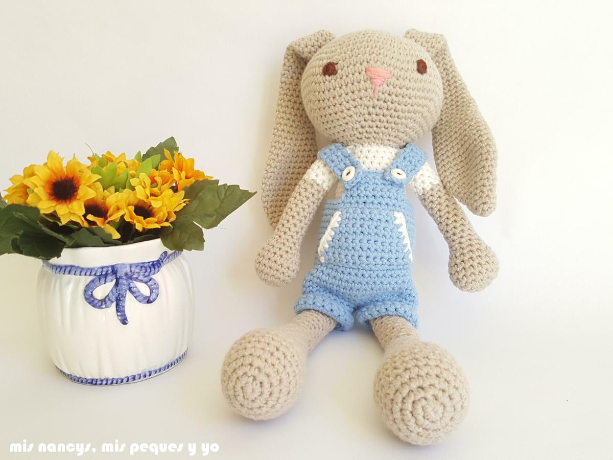 mis nancys, mis peques y yo, pareja de conejitos amigurumis, conejito