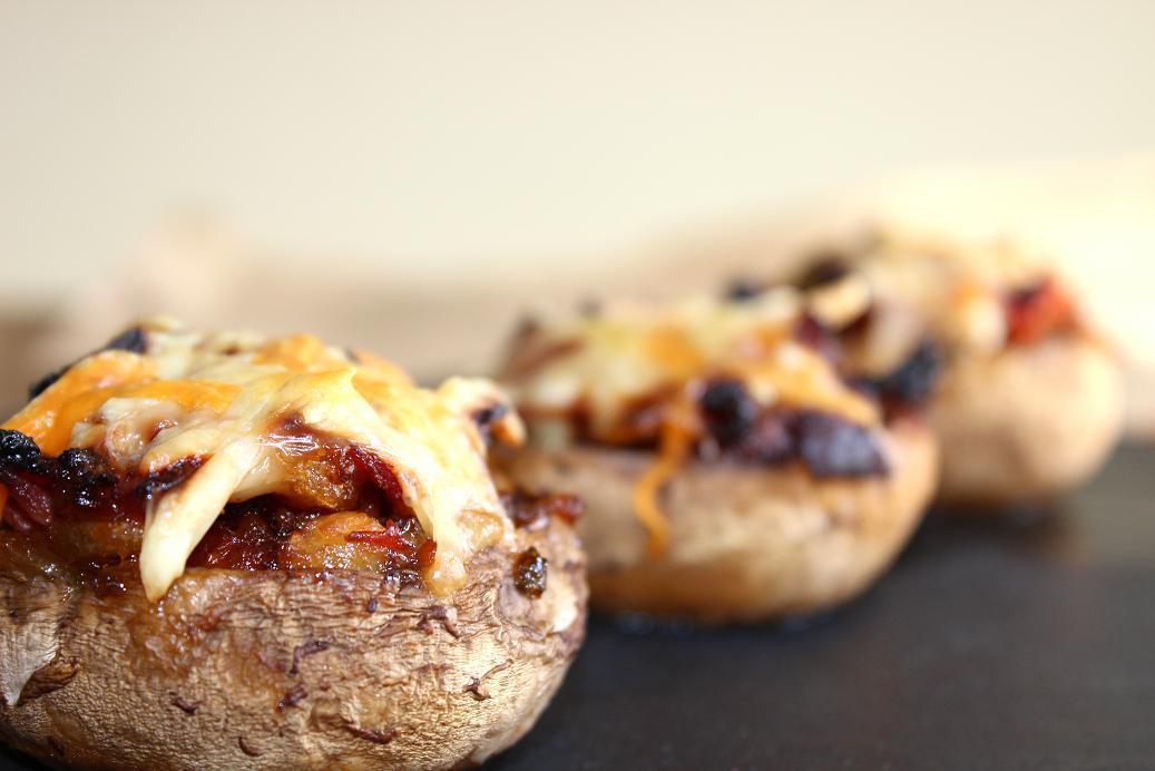 champinones rellenos horno