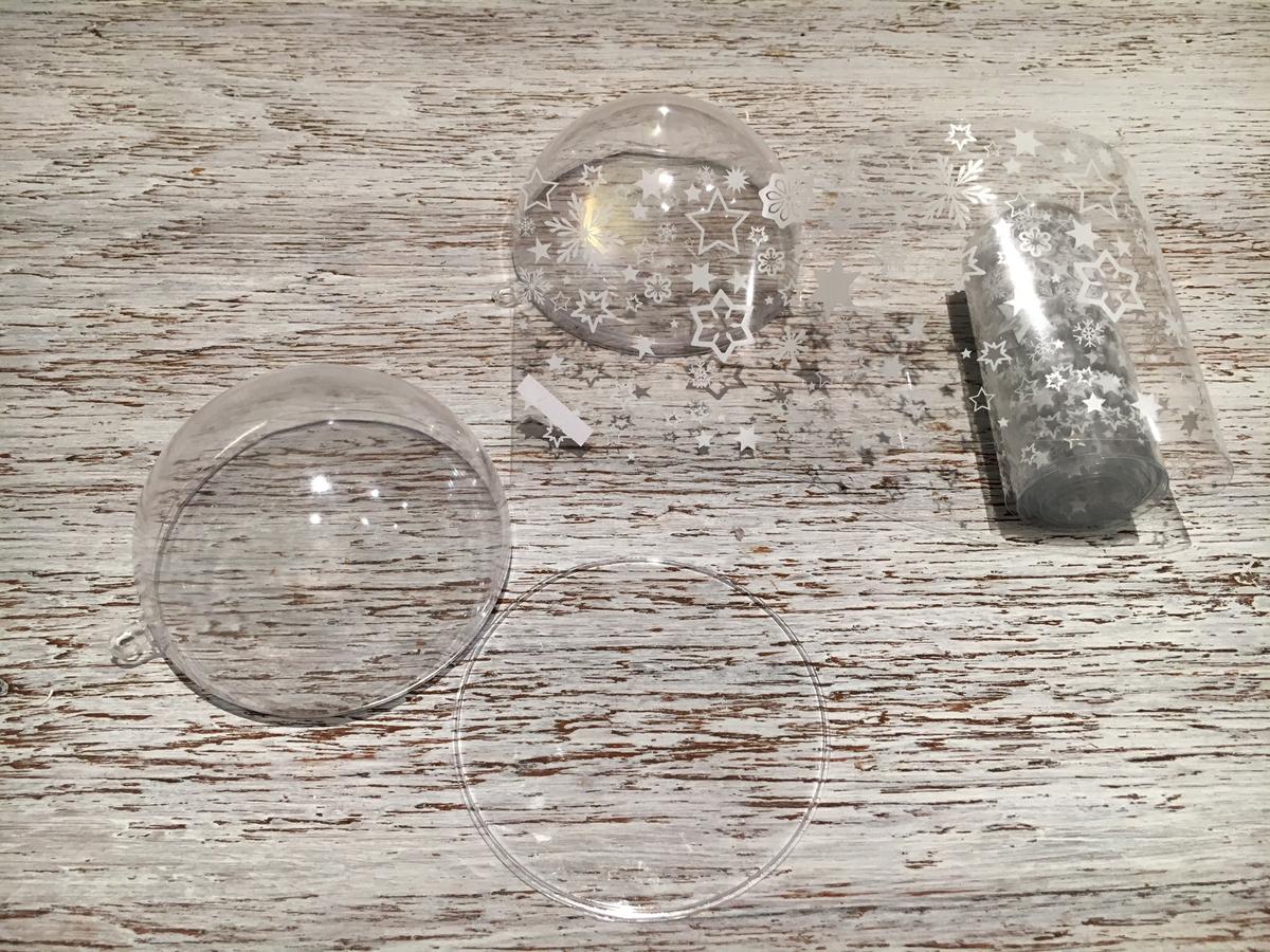 bolas de navidad papel de arroz