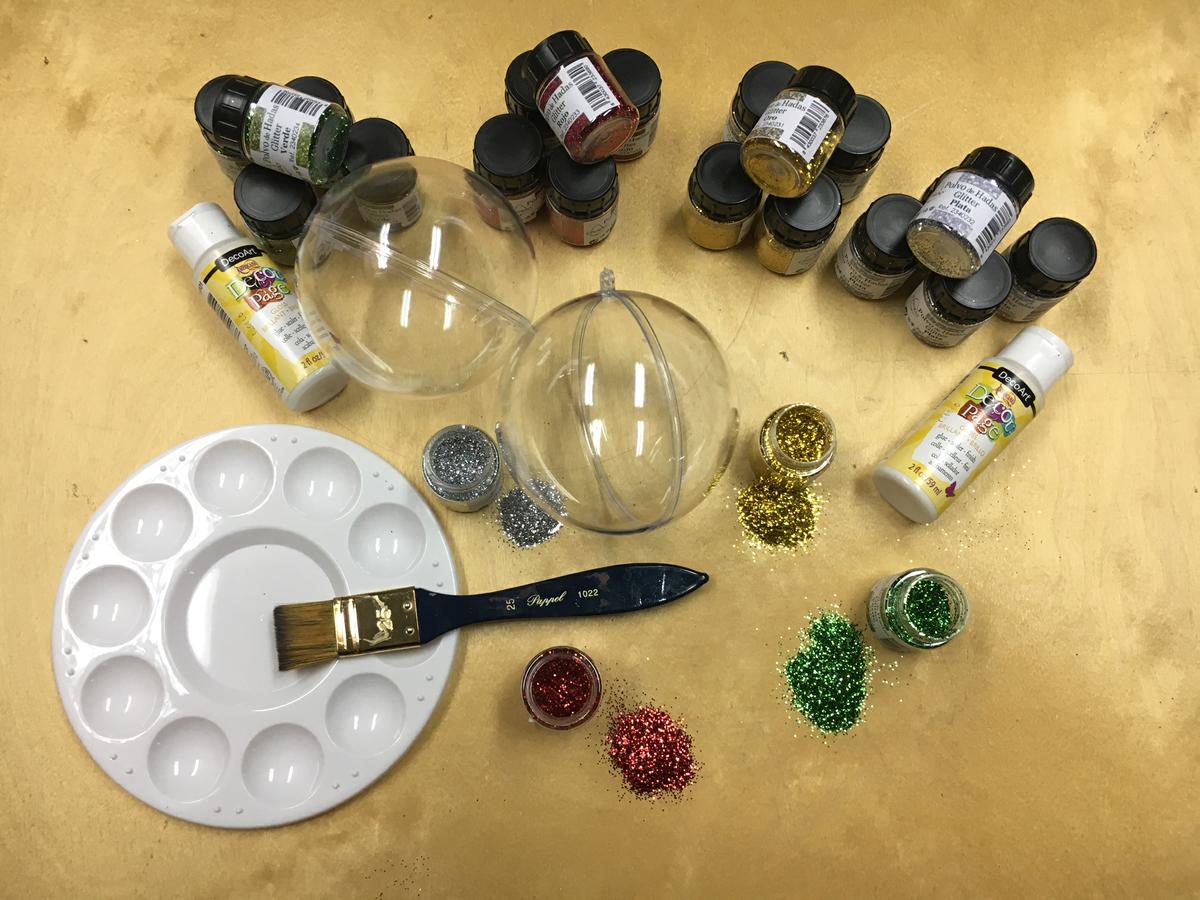 bolas de navidad polvo de hadas