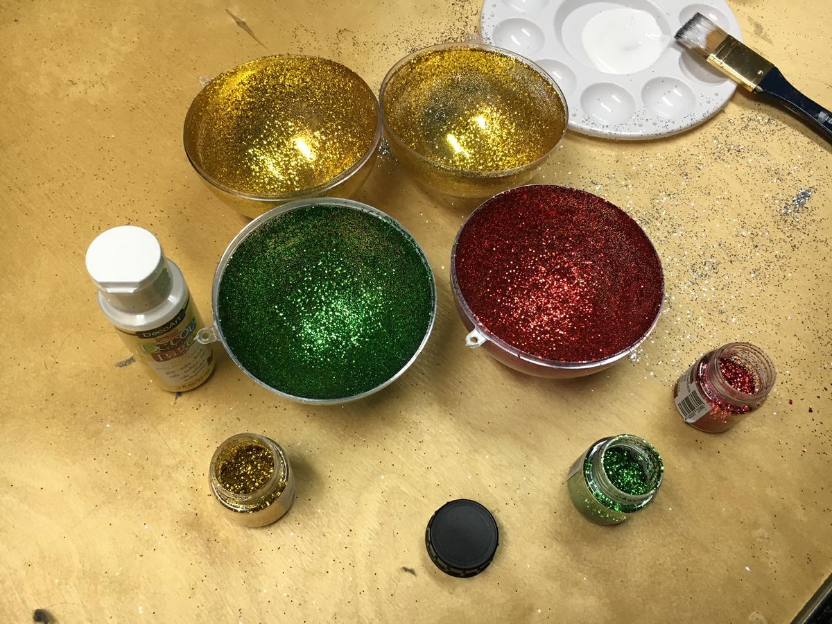 bolas de navidad polvo de hadas