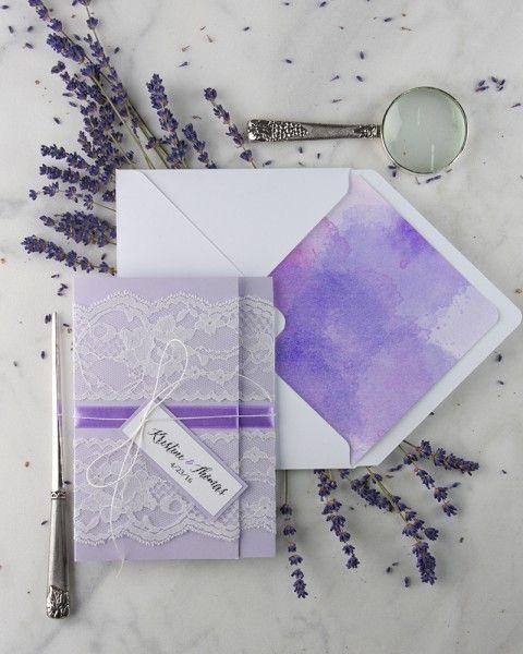 invitaciones boda ultra violet