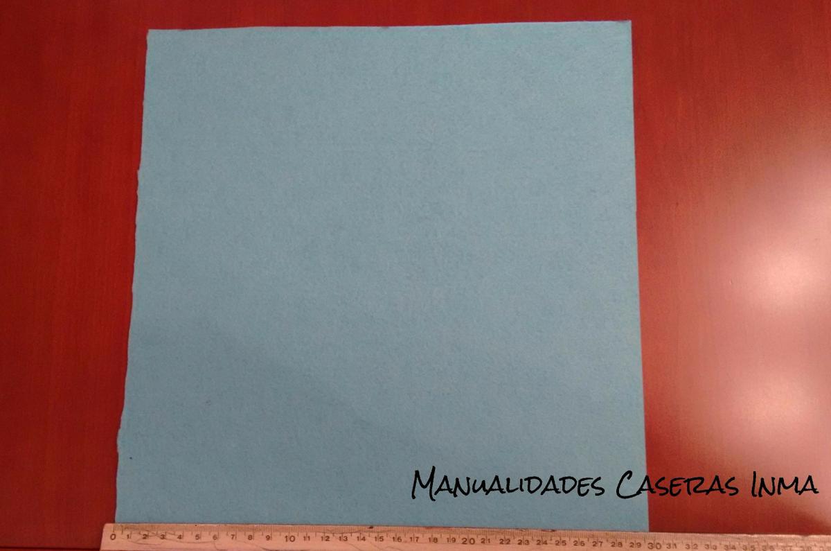 Manualidades Caseras Inma_ Bolsa Navideña_ tamaño de la bolsa