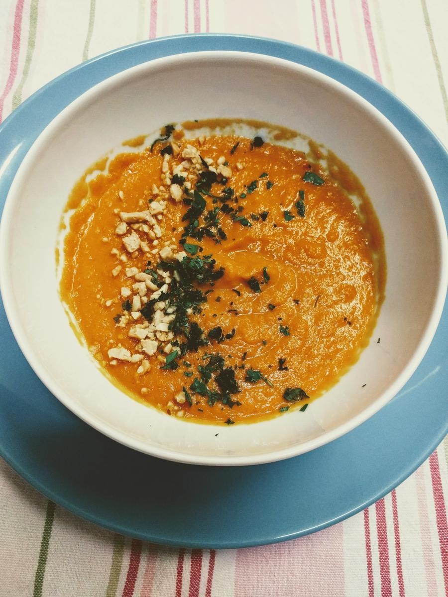 plato crema zanahoria