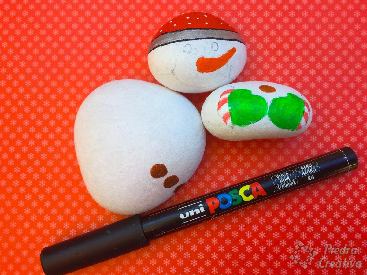 Muñeco de nieve de PiedraCreativa