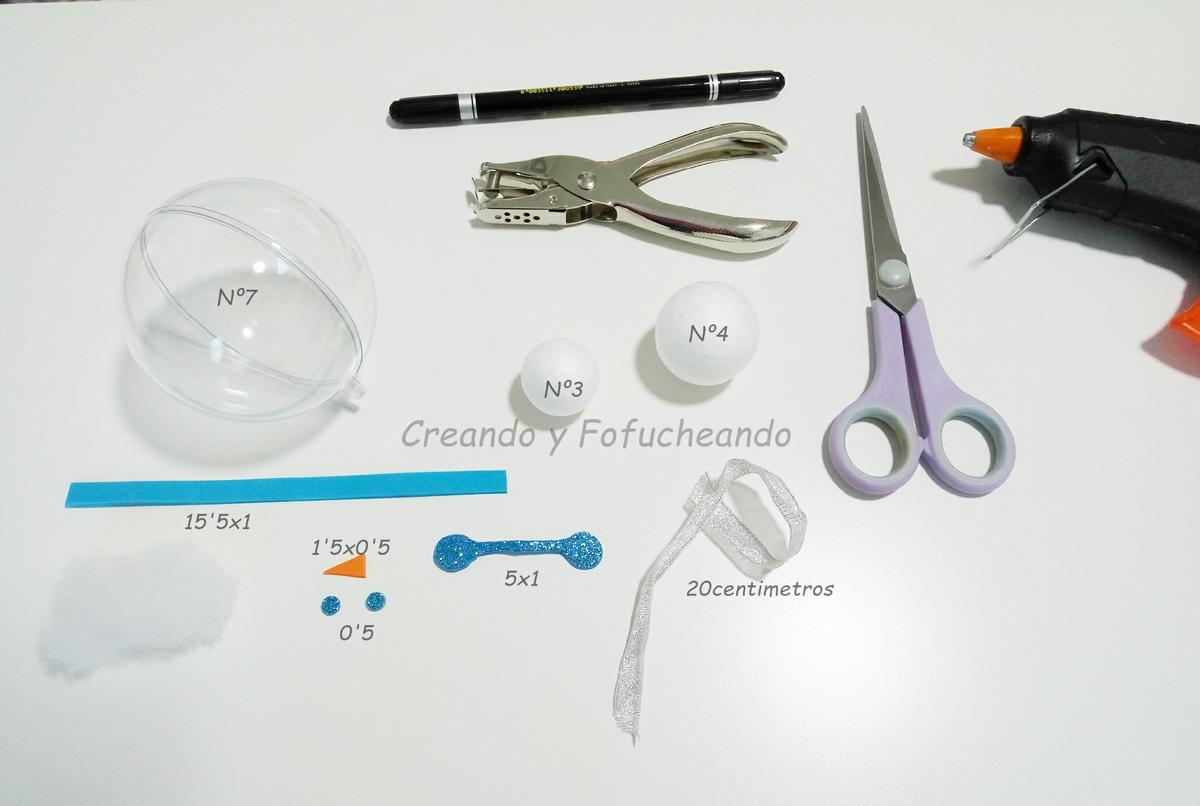 Bola navideña con Muñeco de Nieve.