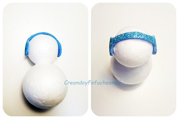 Bola navideña con Muñeco de Nieve.