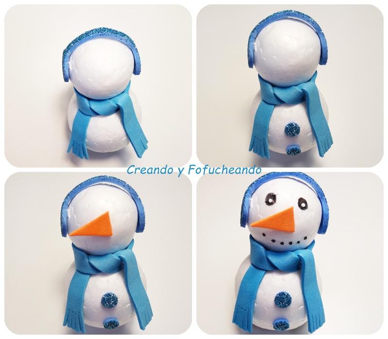 Bola navideña con Muñeco de Nieve.