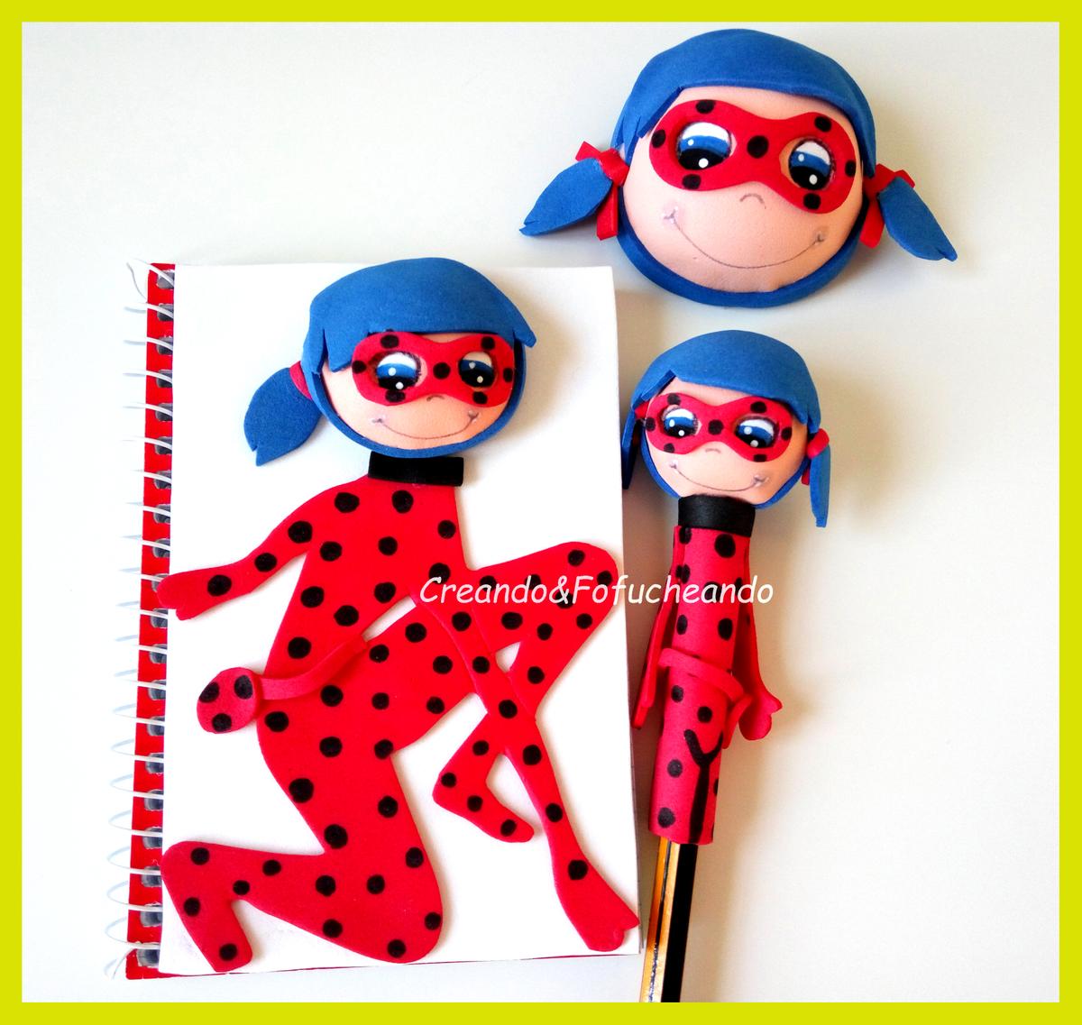 set escritorio lady bug- creando y fofucheando