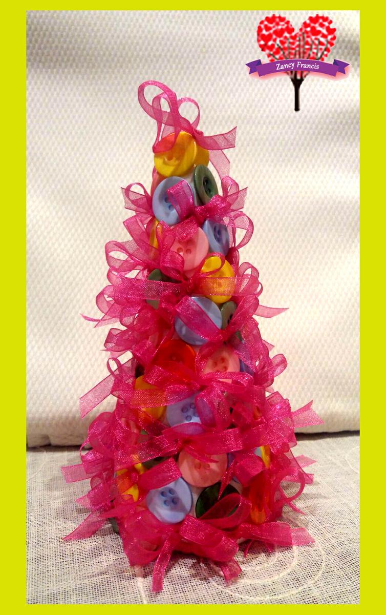 ÁRBOL DECORATIVO HANDMADE CON EL CORAZON ZF