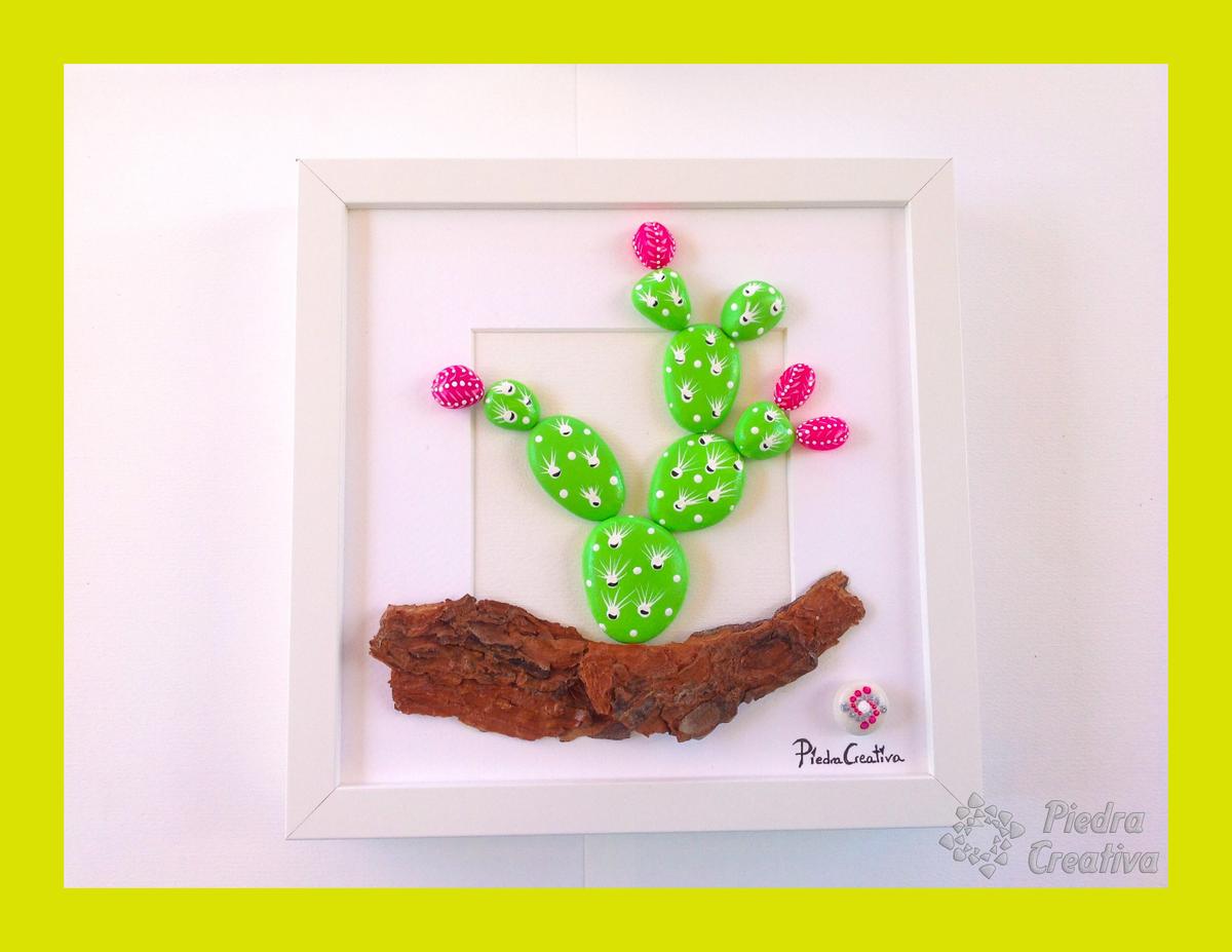 cuadro-de-cactus-pintado-en-piedras-por-piedracreativa