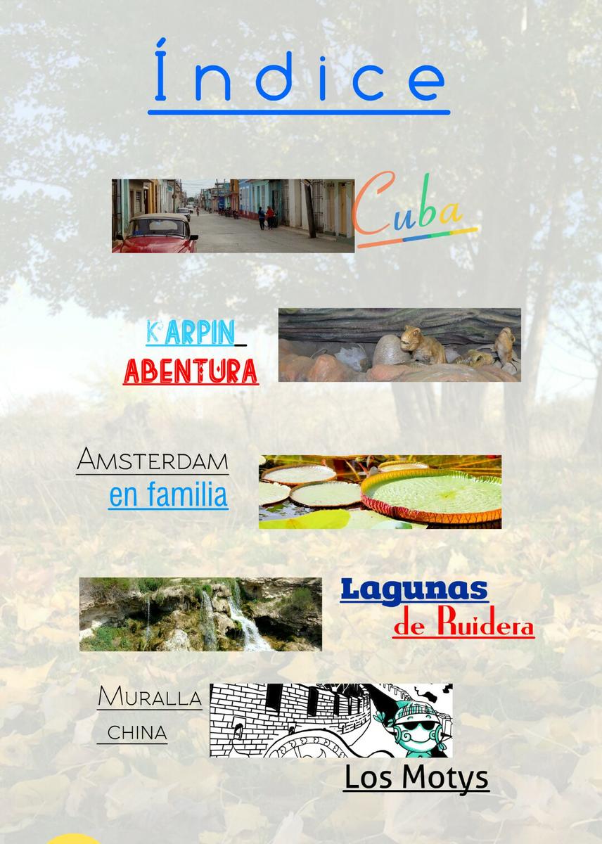 Índice revista 1 Octubre