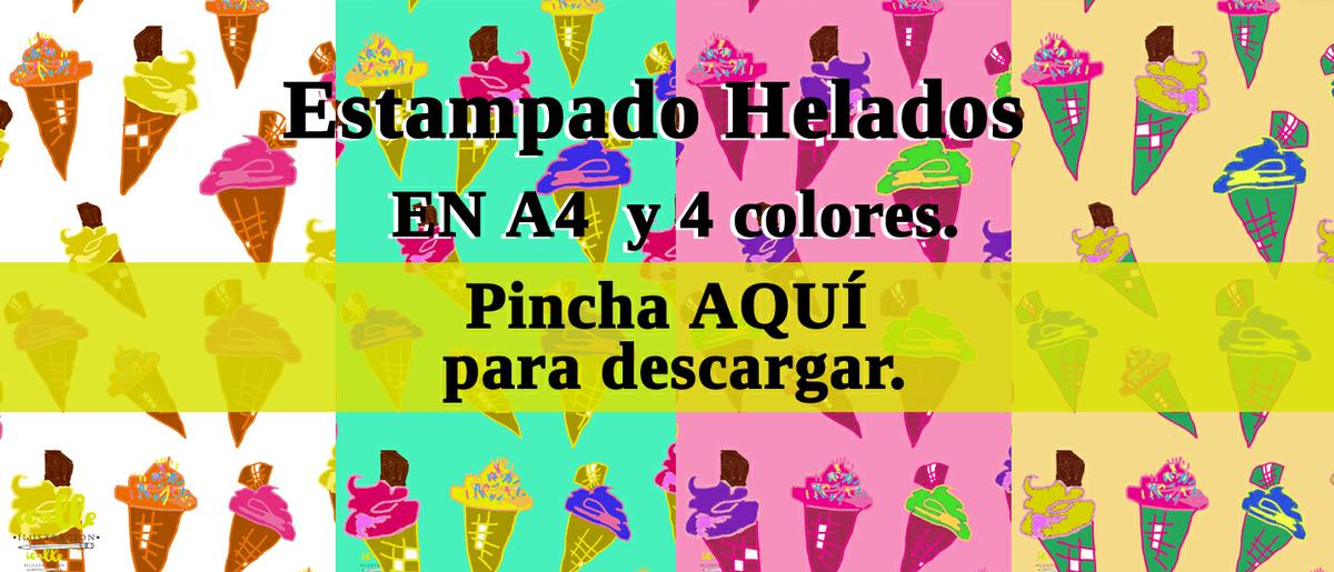 Descarga estampado helados de icalle ilustración