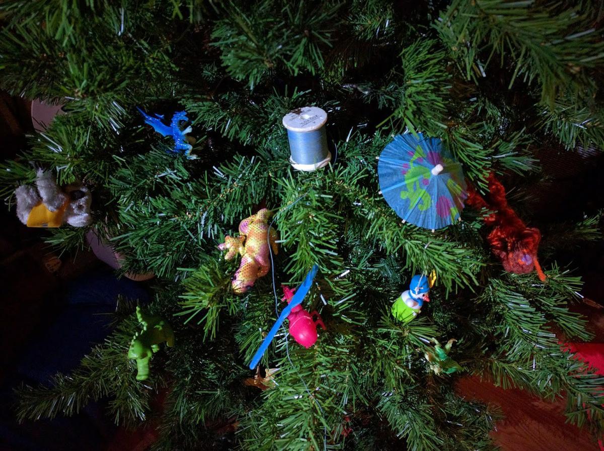 Decoraciones navideñas improvisadas | www.musafrugal.com