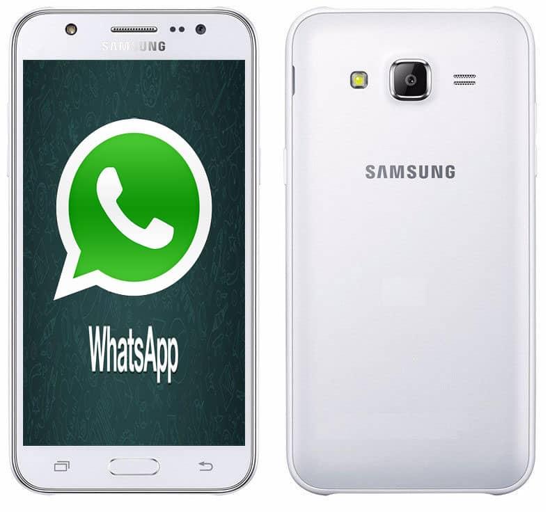 imagen descargar WhatsApp para Samsung Galaxy J5