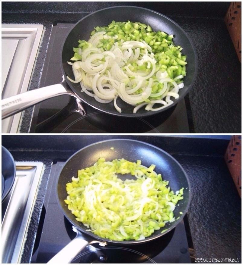 Tortilla de bacalao y gambas