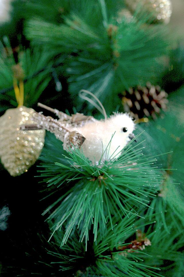 Navidad dorada y gris detalle