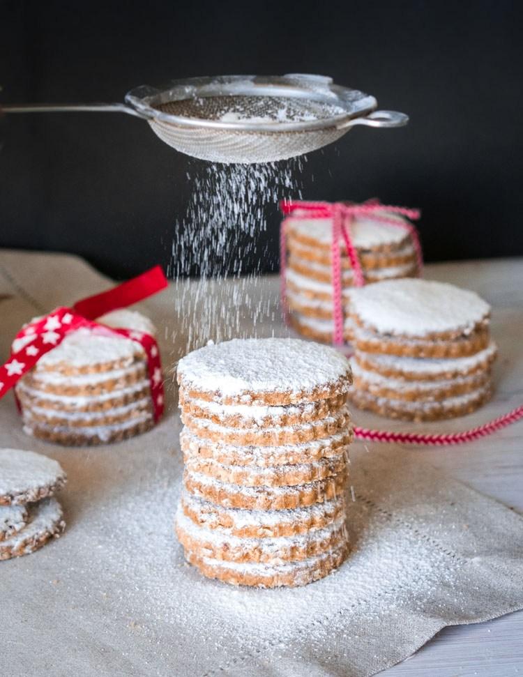 Receta de polvorones de nuez