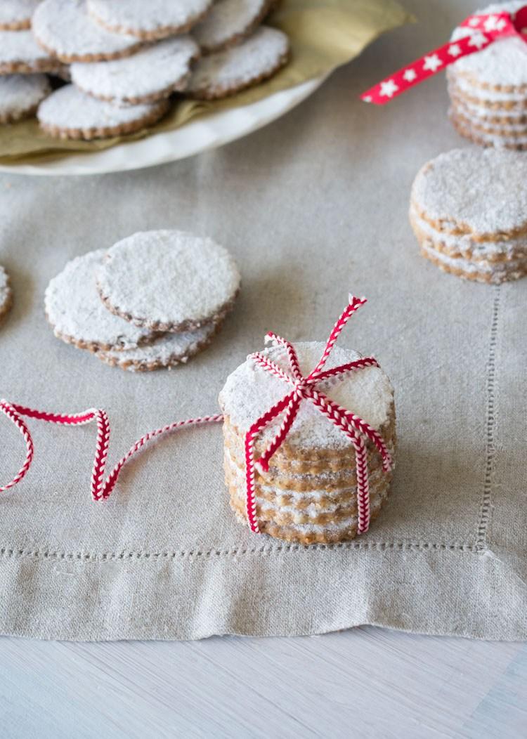 Receta de polvorones de nuez