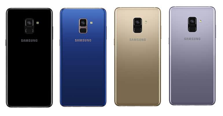 imagen Samsung Galaxy A8 (2018) colores