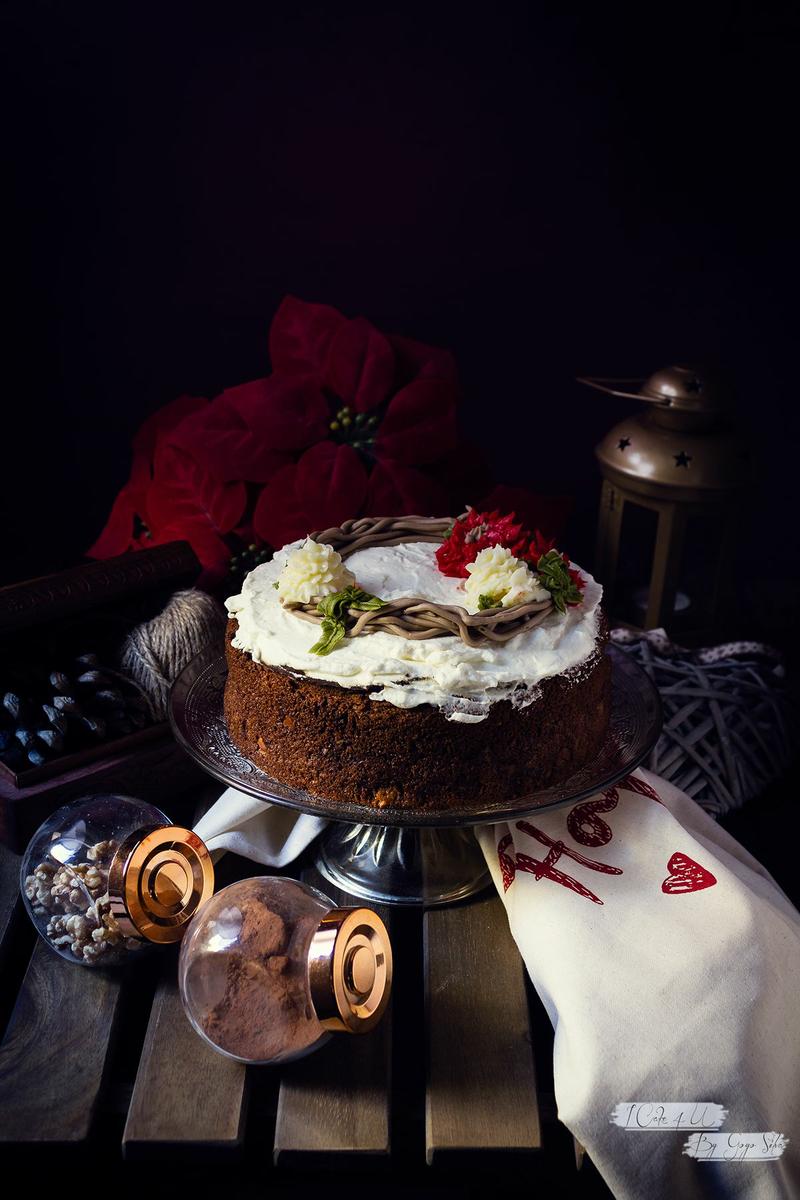 Pastel de Mascarpone y Naranja