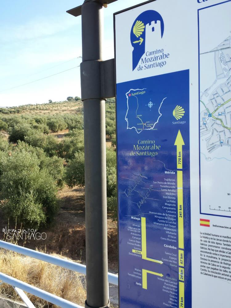 cartel del camino mozárabe