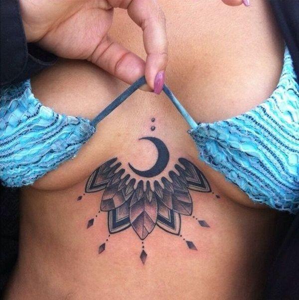 Tatuajes, Tatuadores y amantes de los tatuajes Tatuajes under breast Partes cuerpo 