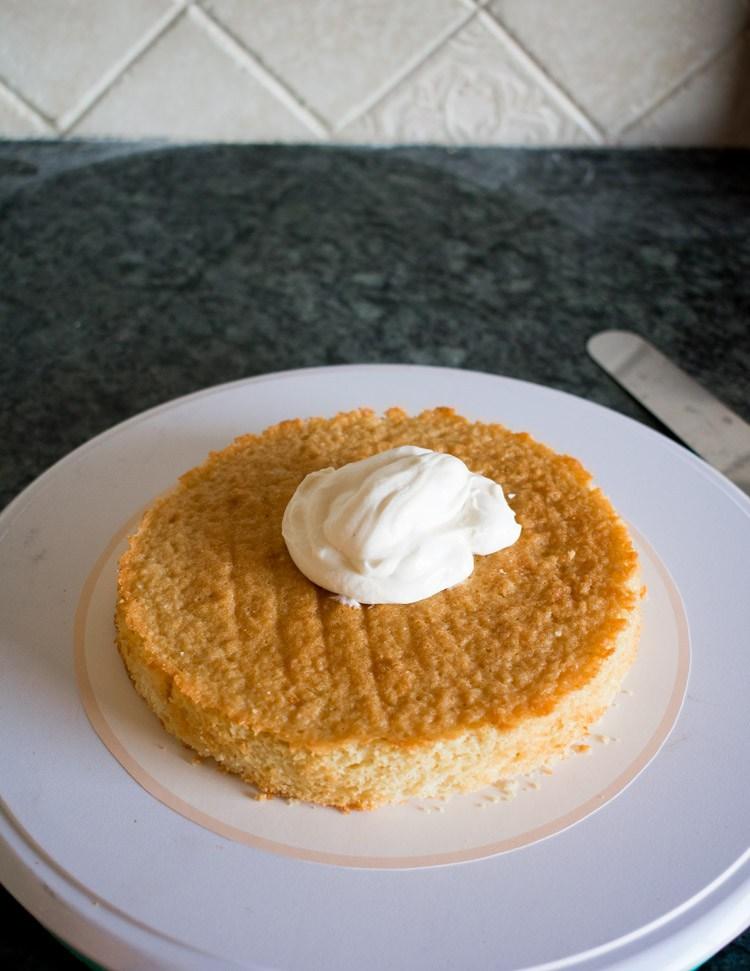 receta de naked cake de vainilla