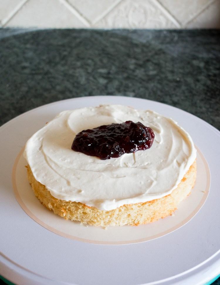 receta de naked cake de vainilla