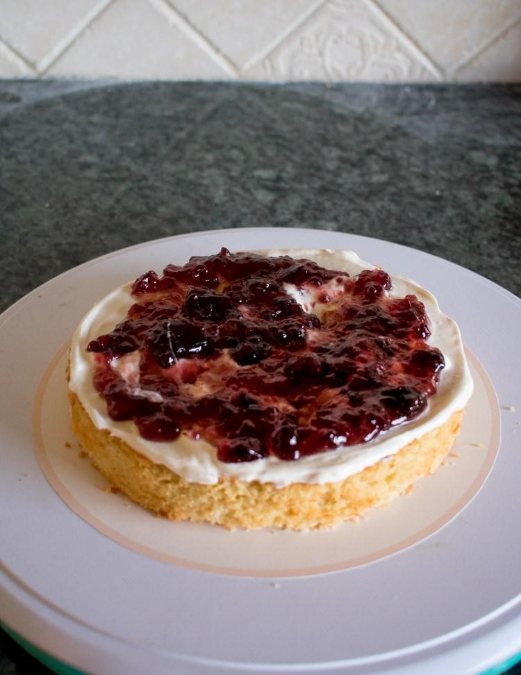 receta de naked cake de vainilla