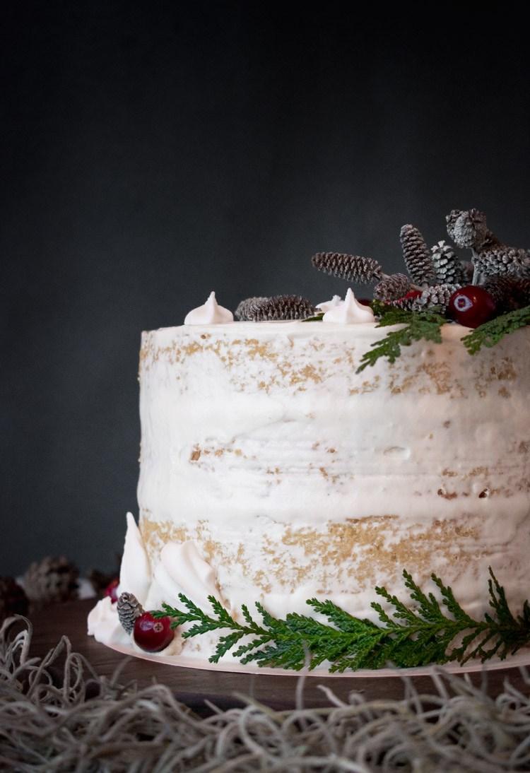 receta de naked cake de vainilla
