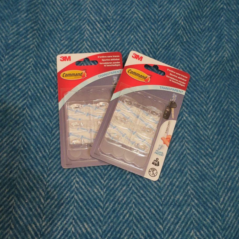 Ganchos transparentes Command