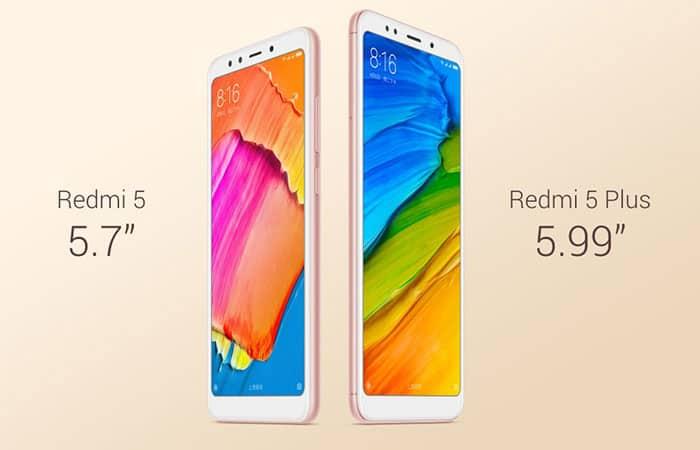 imagen Xiaomi Redmi 5 y Redmi 5 Plus