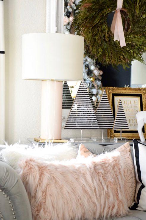 Decoración navideña con mucho glamour