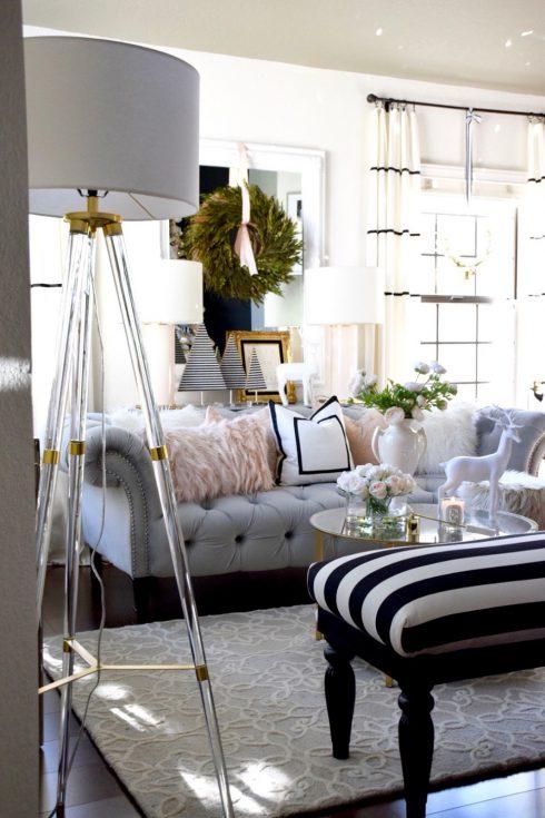 Decoración navideña glamurosa