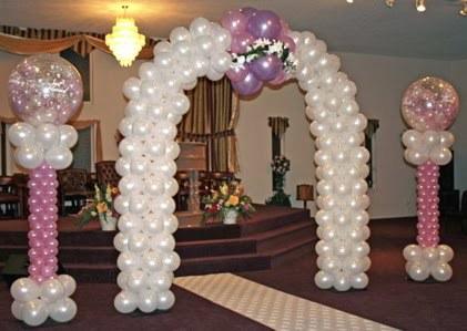 decorar boda globos