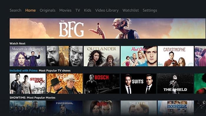 imagen Amazon Prime Video Android TV