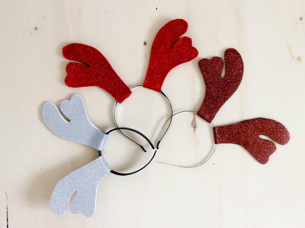 diademas de navidad hechas en casa